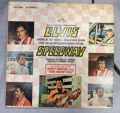Vintage Elvis Vinyl LP: “Speedway” Original Soundtrack ~1968~ RCA {LSP 3989}
