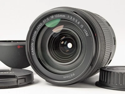 Objectif zoom Canon EF-S 18-135 mm F3,5-5,6 IS USM AF du JAPON [COMME NEUF] #... - Photo 1/4