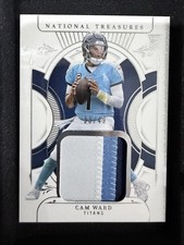 2025 Panini National Treasures - Treasured Patches Cam Ward #TP-CWD /49
