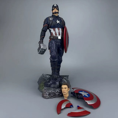 Grande Statue Captain America 40 cm Sammlung Avengers Kino Film Deko