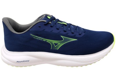 Mens Mizuno Revolt 4 Comfortable Running Shoes Estate Blue - ModeShoesAU