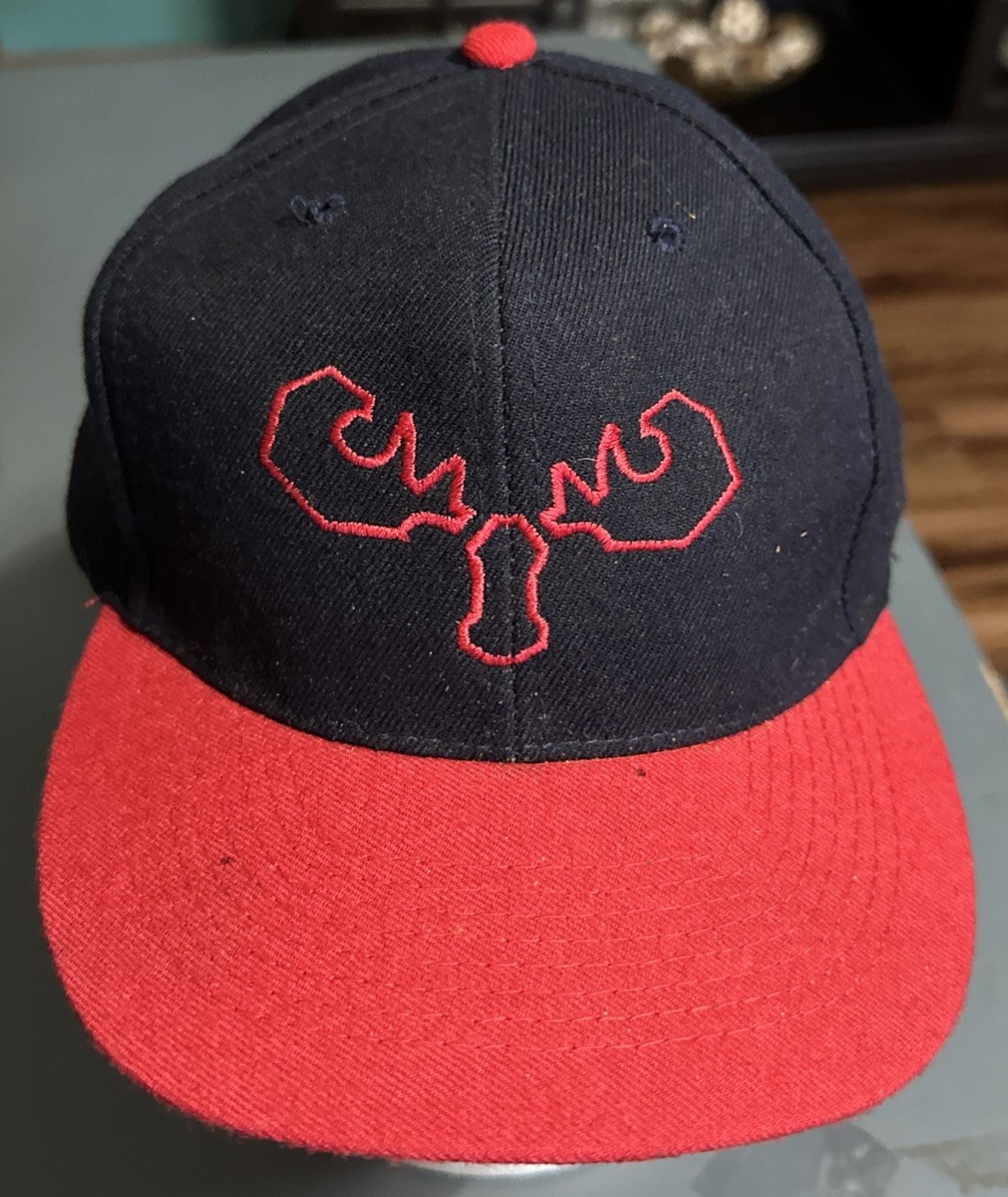 The Moose Vintage Snapback Hat Red/Black | eBay