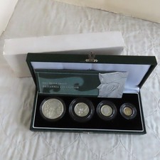 2003 SILVER PROOF BRITANNIA 4 COIN COLLECTION - COMPLETE - 3669 sets