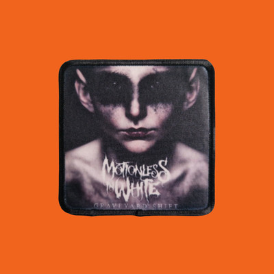 Patch Motionless In White - Graveyard Shift - bedruckt - eckig 7,5 x 7,5 cm