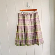 PENDLETON 100 Virgin Wool Pleated Skirt Size 14