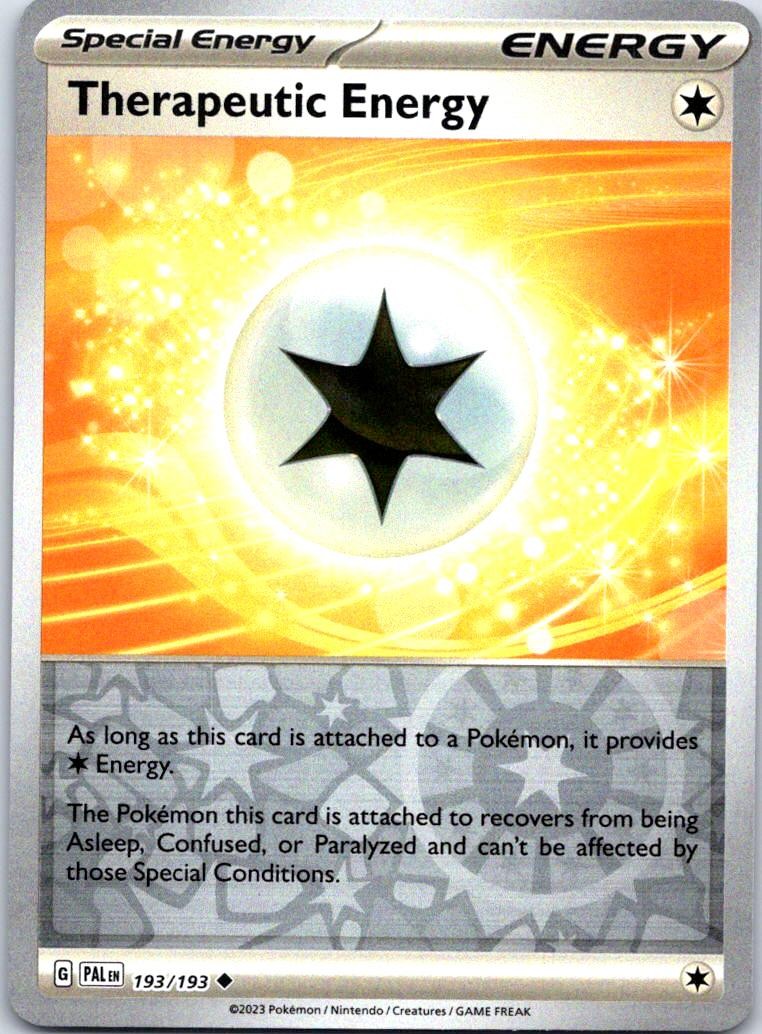 Therapeutic Energy 193/193 Uncommon Paldea Evolved Pokemon Reverse