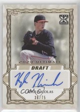 2020 Leaf Ultimate Draft Gold 36/75 Kyle Nicolas #BA-KN1 Auto g2u