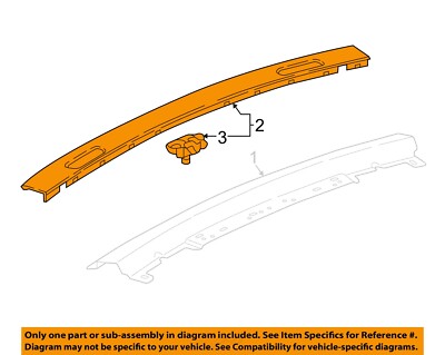 GM OEM 16-19 Cascada Roof Windshield Header Components-Striker Cover 13370574