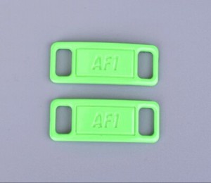 2pcs Neon Green Air Force 1s Shoelace Buckles Metal AF1 Sneakers laces Tags  | eBay
