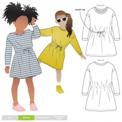 Style Arc Schnittmuster Kinder Clara Strickkleid Kinder Alter 2-8
