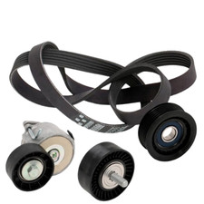 Kit Cinghia Tendicinghia Trasmissione Alfa Romeo Fiat Lancia Motori 1.6 2.0 JTDM - Miniatura 1