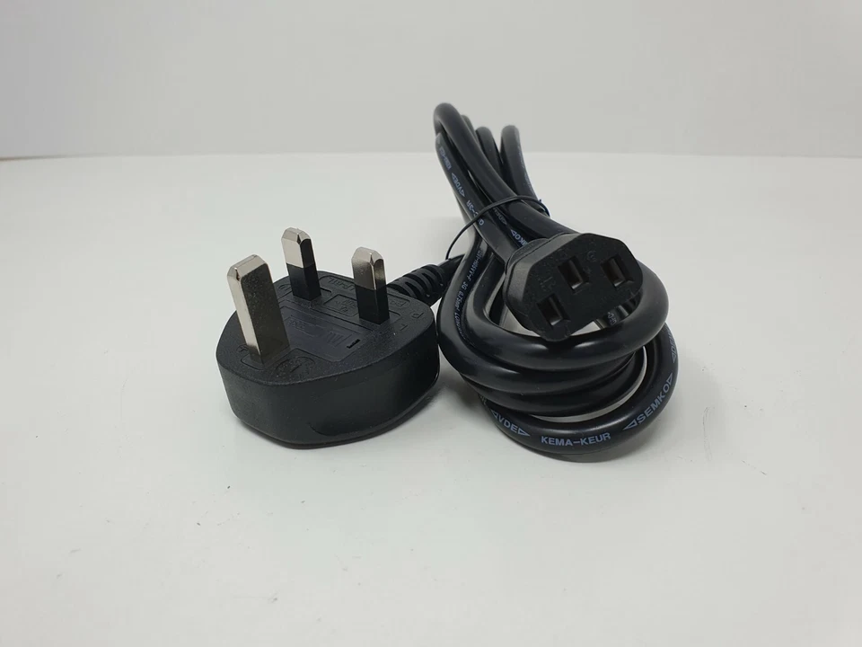 LG 60PG7000 60 inch TV Mains Power Cable Lead IEC 1.8m 3 PIN UK PLUG Fused - Image 2 of 4