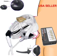 E-stim Chastity Cage Shock Pulse Device Stretcher Sounding Sounds Penisring BDSM