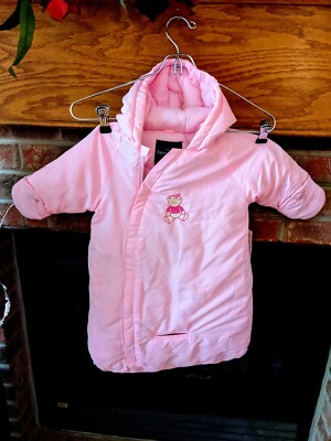 Faded Glory Brand New With Tags Pink Car Seat Coat Baby Girl To Months 
