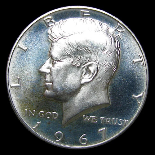 1967 SMS Kennedy Half Dollar --- Gem BU+ SMS Cameo Stunning Coin --- #794RB