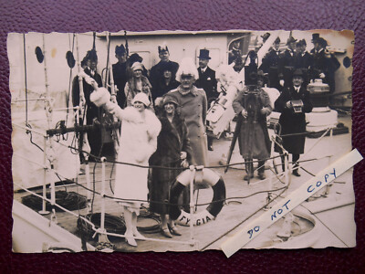 Prinzessin Astrid von Schweden Kriegsschiff Fylgia ANTWERP Belgien RP 1926 Schwedisches Königshaus