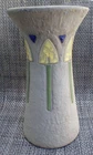 SIGNED ROSEVILLE MOSTIQUE 1916 ARTS & CRAFTS YELLOW TULIP ARROWHEAD VASE 164-12