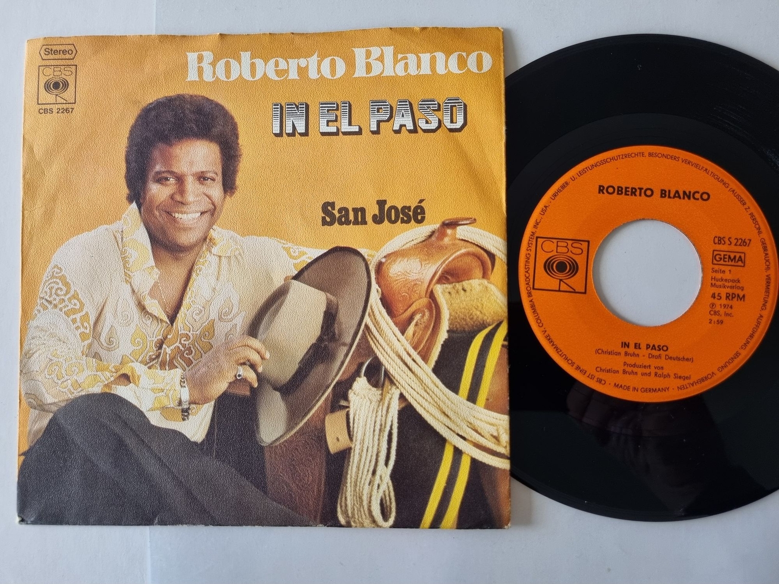 Roberto Blanco - In El Paso 7'' Vinyl Germany