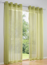 590581-5* heine home Dekostore Vorhang lindgrün apfelgrün grün 265 x 140 cm