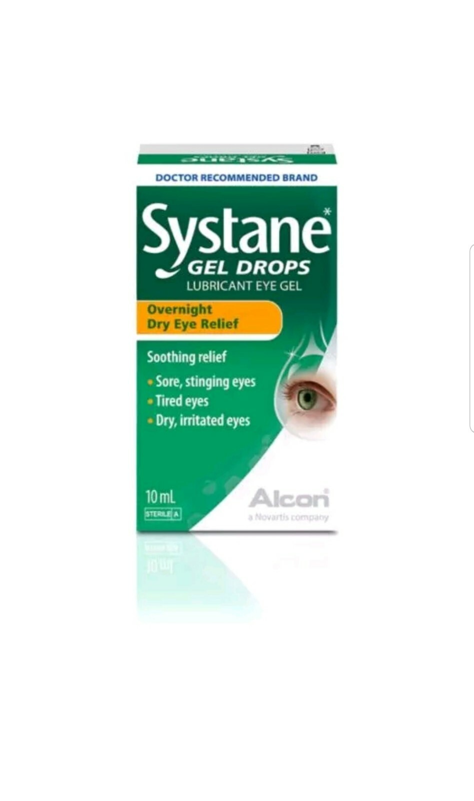 SYSTANE Gel Eye Drops Lubricant Overnight Dye Eye Gel Drops 10ml Long
