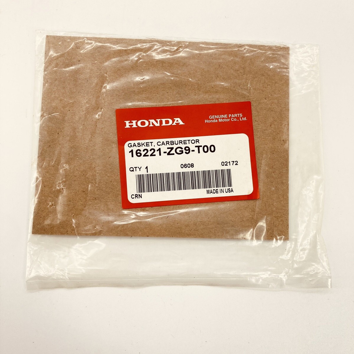 Genuine Honda Carburetor Carb Gasket #16221-ZG9-T00 | eBay