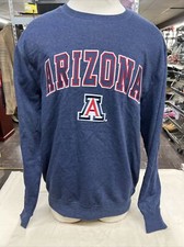 NEW Arizona Wildcats Colosseum Navy Light Sweatshirt Men's Large Long Sleeve