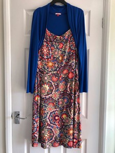 midi dress with shrug