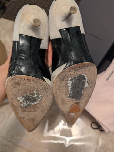 Narciso Rodriguez white heels 36.5 6 - Imagen 3 de 5
