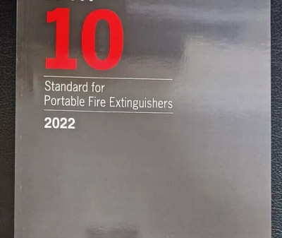 NFPA 10 Standard for Portable Fire Extinguishers 2022 Edition USA STOCK