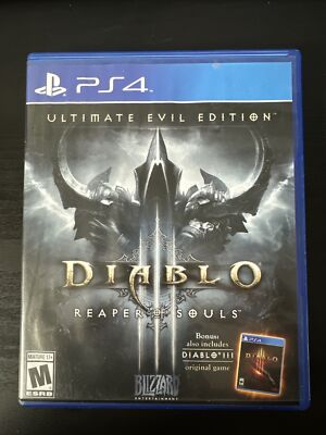 Sony PlayStation 4 PS4, reaper Of Souls, Ultimate Evil Edition