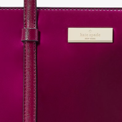 Kate Spade Kenzie Small Tote Bag KI956 Burgundy Purse Dark