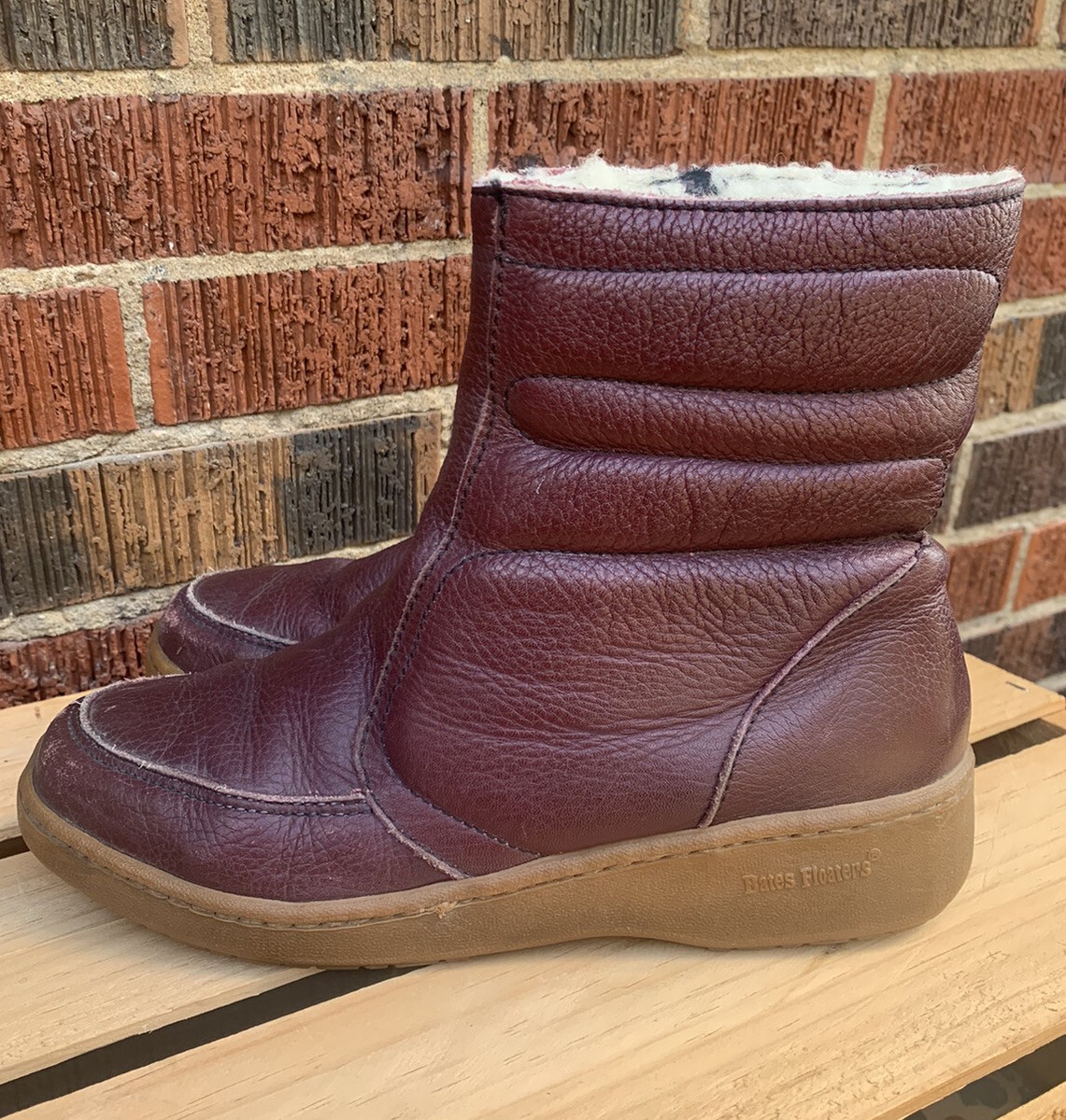 Vintage Original Bates Floaters Sherpa Lined Boots 70s Bates Floaters Men main image 2