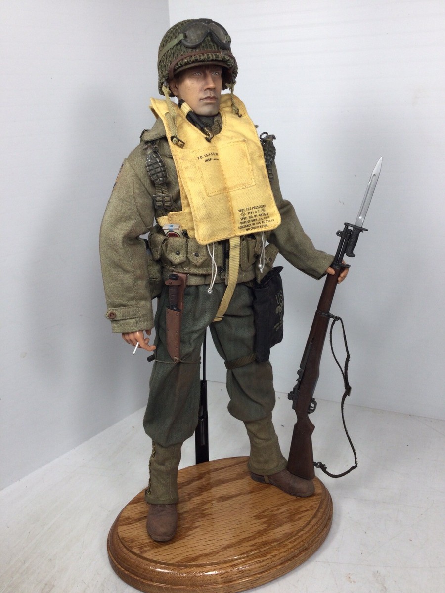 1/6 DRAGON USAAF AIRBORNE GLIDER PILOT GARAND D DAY NORMANDY +