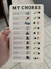 Kids Chore Chart  Check List  Great Christmas gift Idea  Easy and Fun to use
