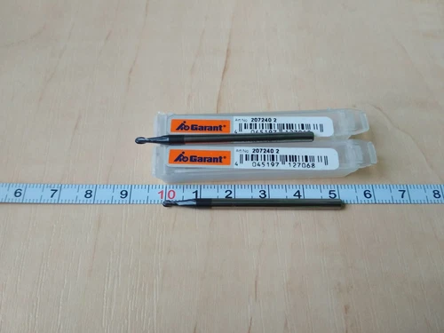 GARANT D2 Art.No. 207240 2 Original carbide end mill 2 PCS