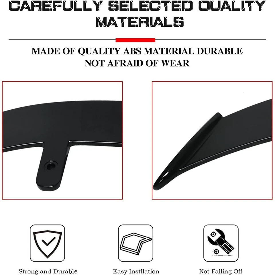 52'' Matte Rear Roof Trunk Spoiler Wing For Mercedes Benz A45 A180 A200 A250 AMG - Image 3 of 4