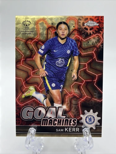 2021-22 UEFA Topps Chrome Women's Uefa SAM KERR Goal Machines SuperFractor 1/1