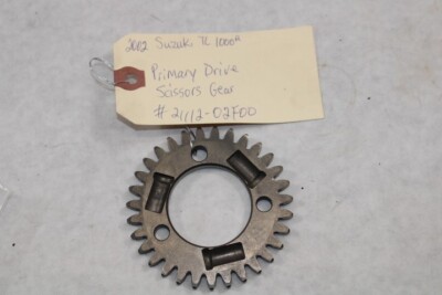 Primary Drive Scissors Gear 21112-02F00 OEM Suzuki Motorcycle 2002