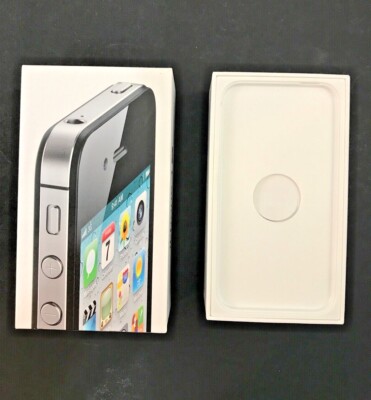 【空箱】Apple iPhone 4S 16GB Apple Empty Box Black iPhone 4S 16GB w/Earphones Instructions