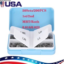 AZDENT Dental Orthodontic Buccal Tubes 1st 2nd Molar Roth MBT 022 Bondable Tube