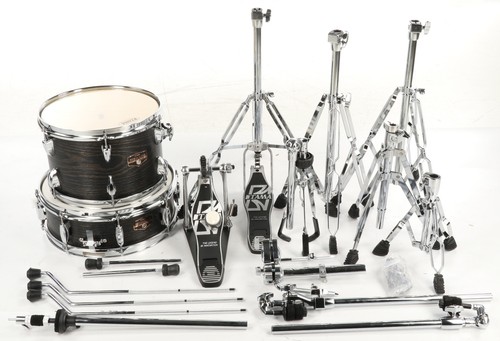 Tama Imperialstar IE52C Drum Set - Black Oak Wrap 2-Piece Shell Pack W/ Hardware