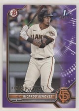 2022 Bowman Prospects Purple Border 69/250 Ricardo Genoves #BP-60 0jv5