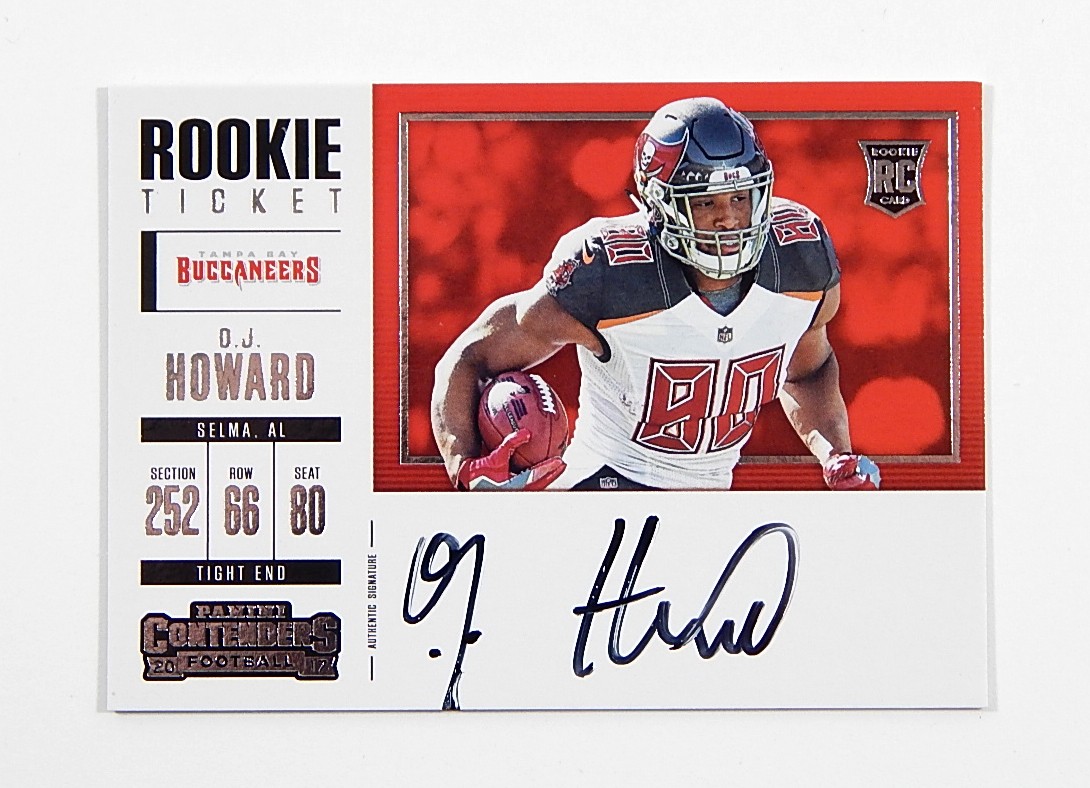 2017 Panini Contenders Rookie Ticket O.J. Howard RC #363 Auto