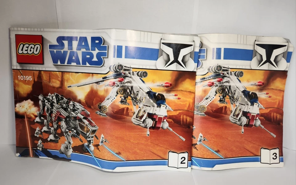 INSTRUCTION MANUALS #2-3 for Lego Star Wars 10195 Republic Dropship with AT-OT - Image 2 of 2