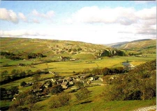 Conistone, England  VILLAGE HOMES  Yorkshire Dales Wharfedale  4X6 Postcard