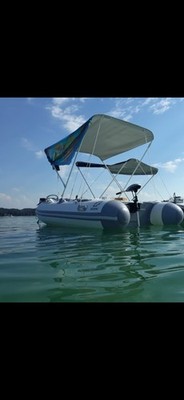 Zodiac Cadet 350 Mit ALU Boden Inkl. BIMINI DACH TOP ZUSTAND!