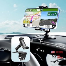 Phone Mount for Car Dashboard, 360 Degree Rotation Universal Standard Black