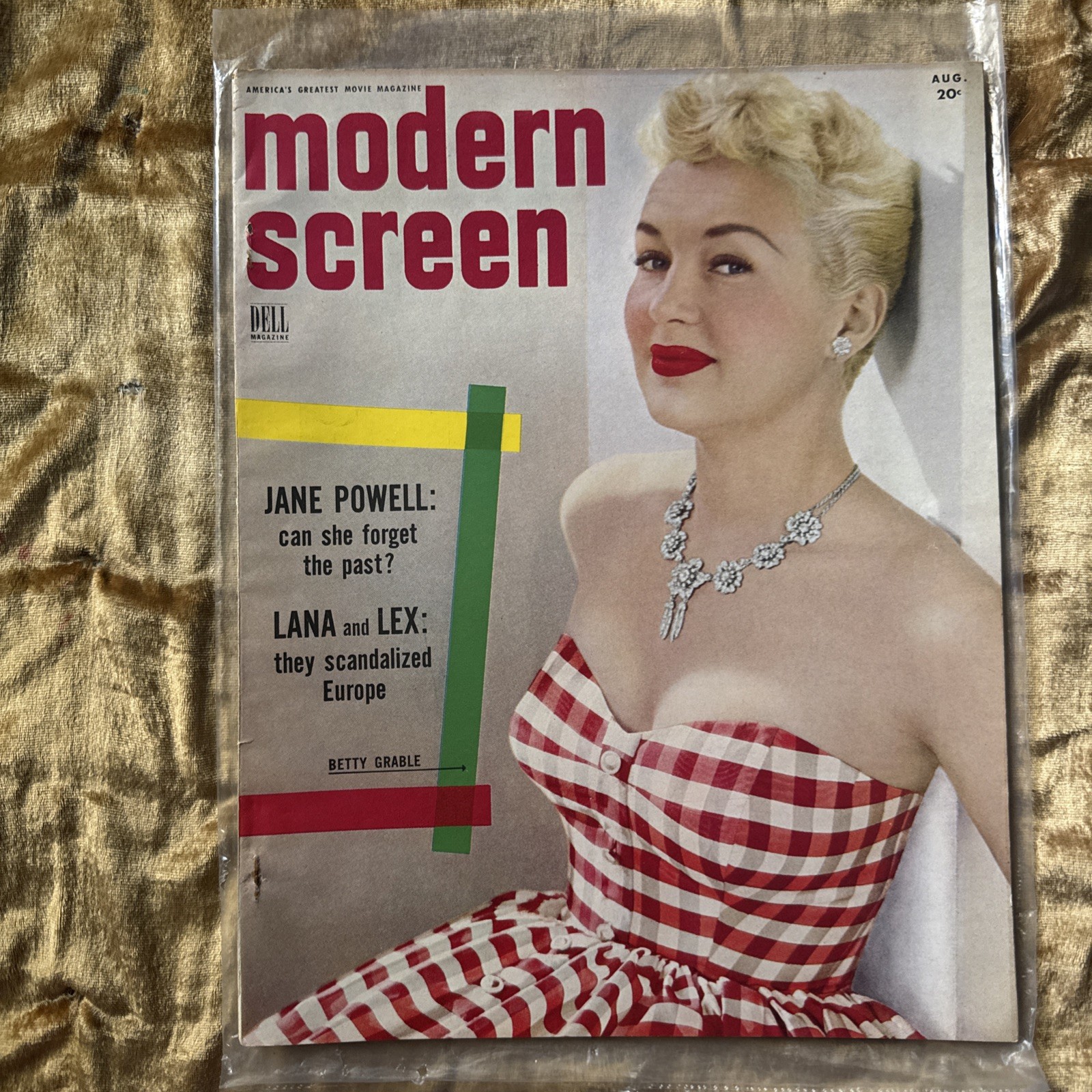 Modern Screen – August 1953 – Jane Powell, Lana Turner, Betty Grable 💃🗞️✨