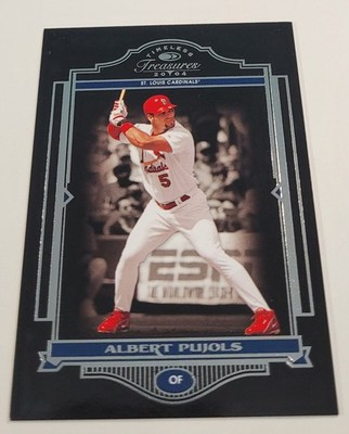 2004 Timeless Treasures #1 Albert Pujols /999 St. Louis Cardinals