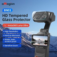 aMagisn Tempered Glass Screen Protector for Insta360 Luna Ultra Accessory